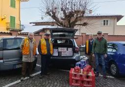 La consegna dei pacchi alla San Vincenzo di Dronero